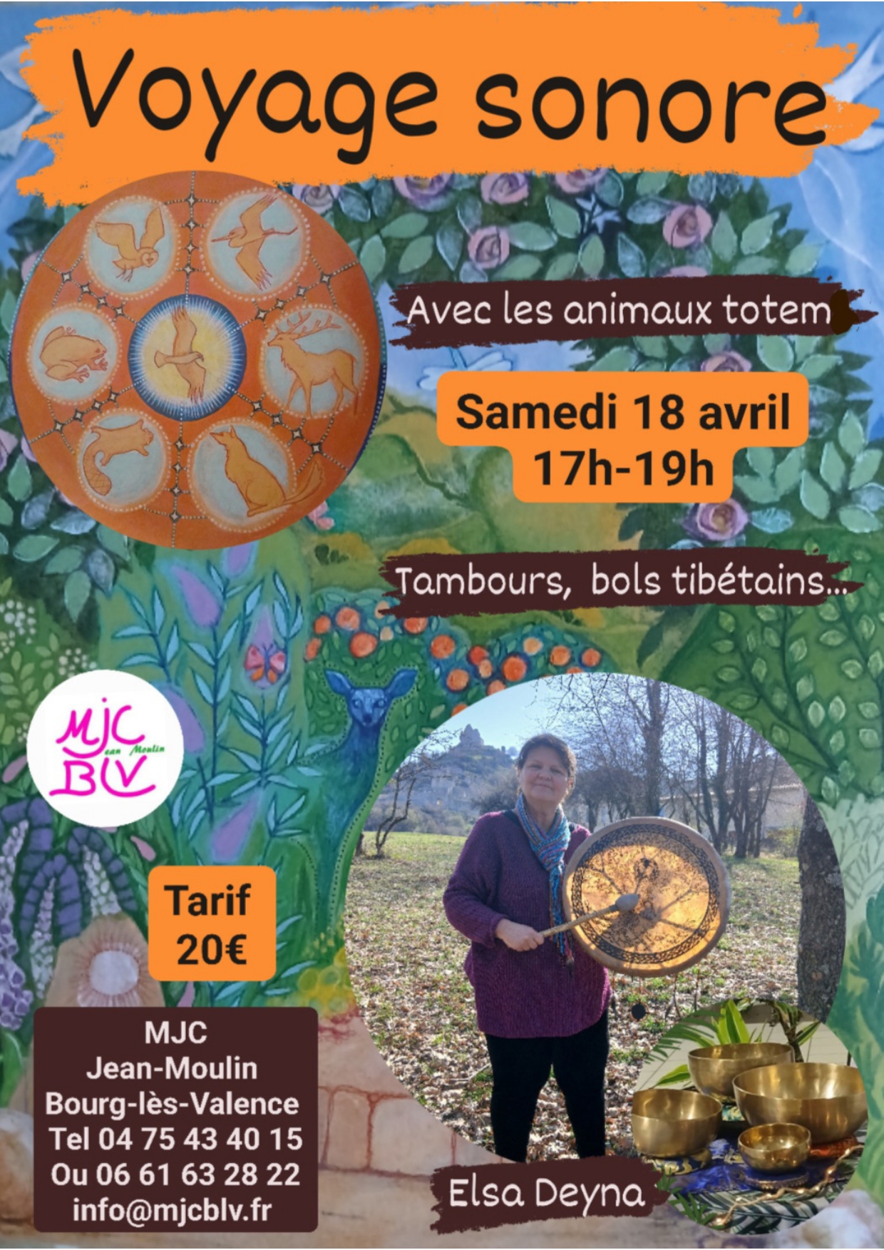 🦉 Voyage sonore : Animaux Totem