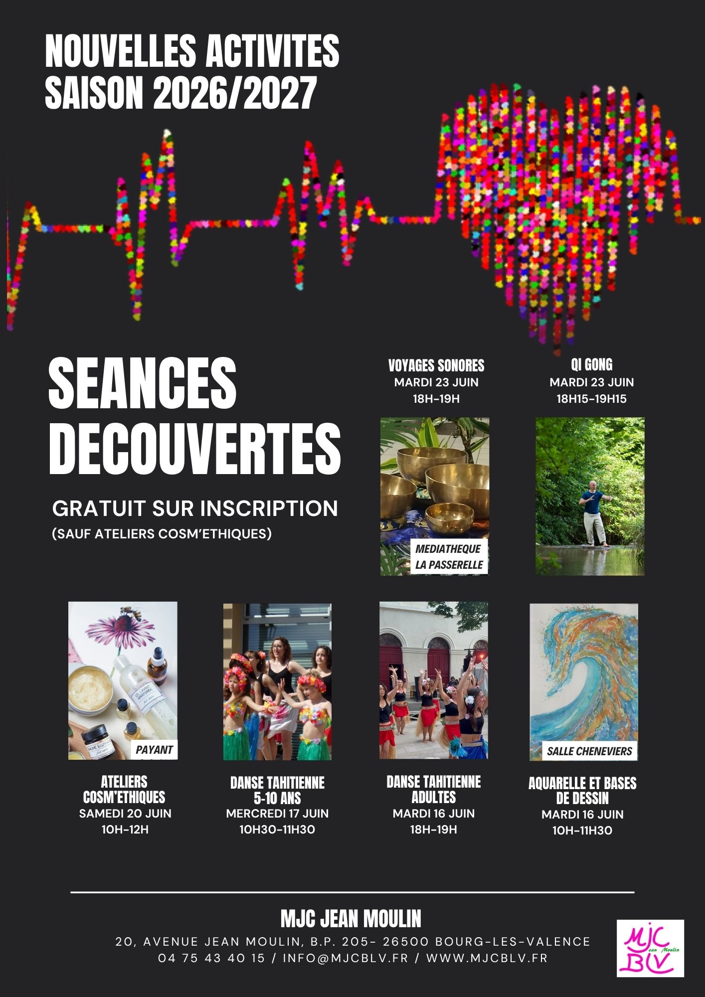 Séances découvertes 🎆