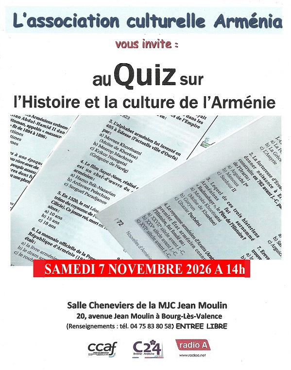 Quiz : l&rsquo;Histoire et la culture de l&rsquo;Arménie 🇦🇲